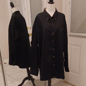 4/$80 Black Button-Up Dress Shirt - Size 3XL